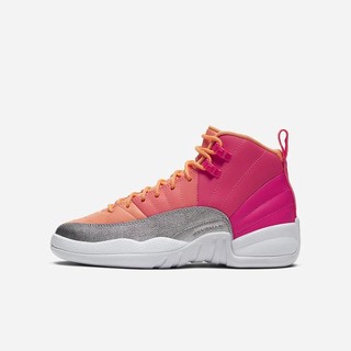 Pantofi Casual Nike Air Jordan 12 Retro Fete Roz Mango Deschis Albi | CMUF-15639